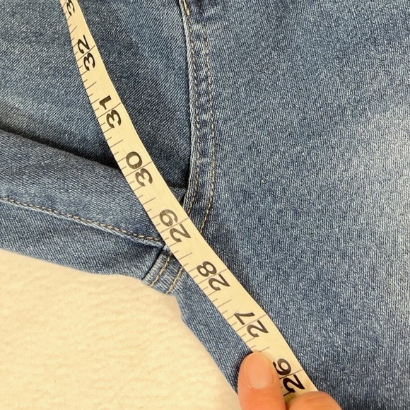 GISELLE V. High Rise Skinny Juniors Blue‎ Denim Jeans Fall Trendy Casual Size 9 - Picture 10 of 10